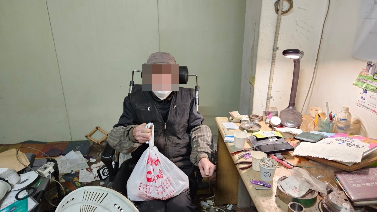 노인맞춤돌봄 11월 후원품 배부