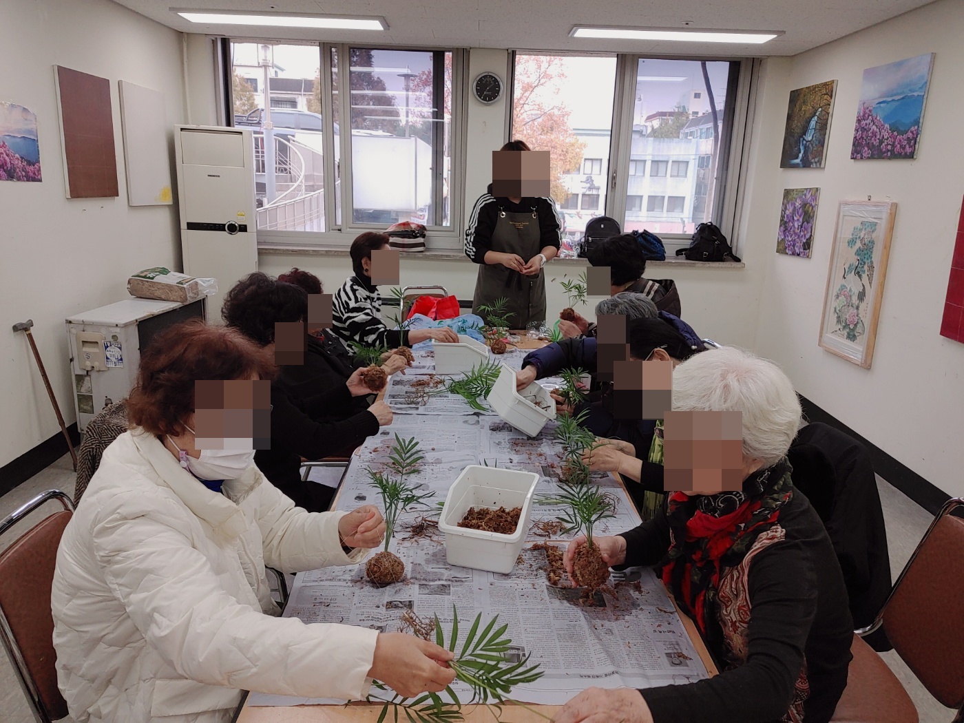 노인맞춤돌봄 특화서비스 '원예활동' 2집단 프로그램 8회기