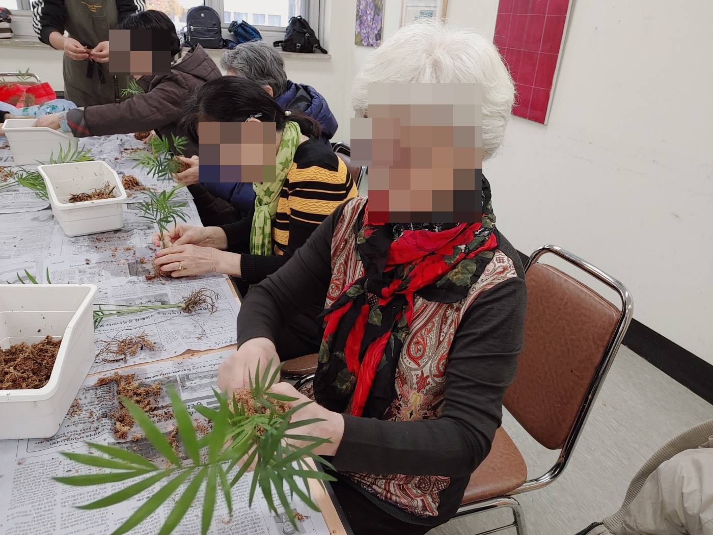 노인맞춤돌봄 특화서비스 '원예활동' 2집단 프로그램 8회기