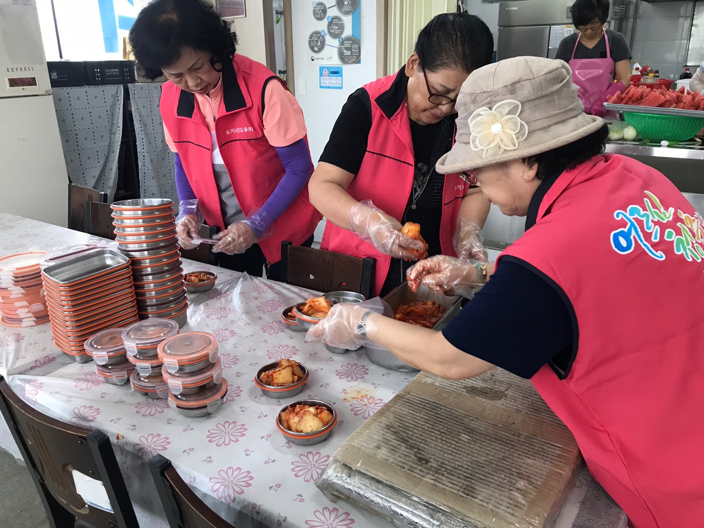 독거노인도시락배달사업 7월 활동점검 실시